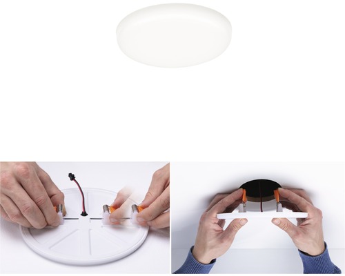 Plafonnier LED et étapes de montage