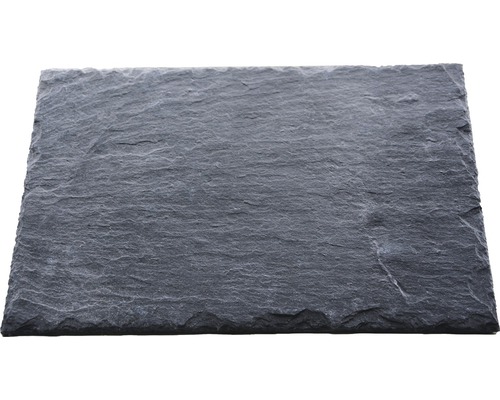 Dalle d'ardoise naturelle PRECIT anthracite 40 x 20 x 0,7 cm