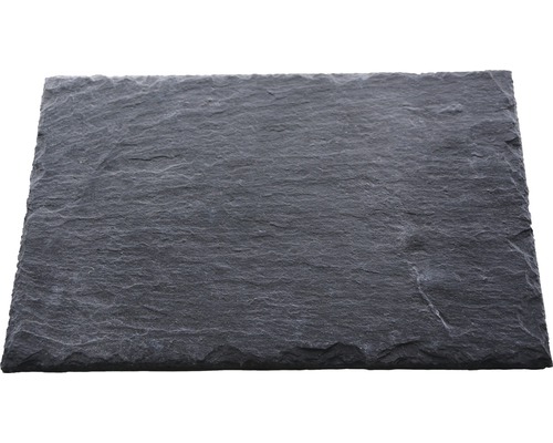 Dalle d'ardoise naturelle PRECIT anthracite 30 x 20 x 0,7 cm