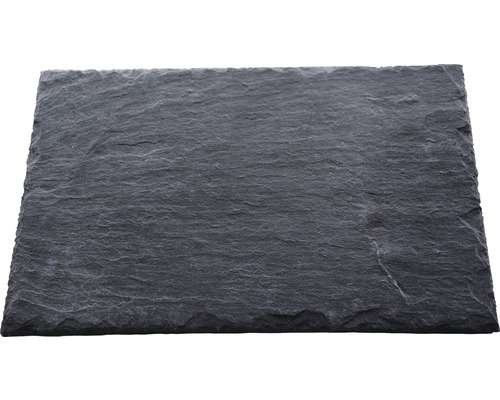 Dalle d'ardoise naturelle PRECIT anthracite 50 x 25 x 0,7 cm-0