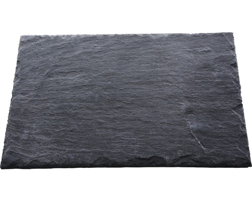 Dalle d'ardoise naturelle PRECIT anthracite 60 x 30 x 0,7 cm