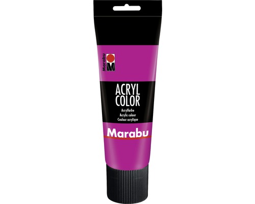 Peinture acrylique Marabu Acryl Color magenta 014 225 ml Tube de peinture acrylique