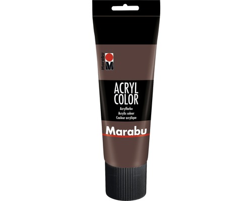 Peinture acrylique Marabu Acryl Color marron moyen 040 225 ml Peinture acrylique Marabu en tube
