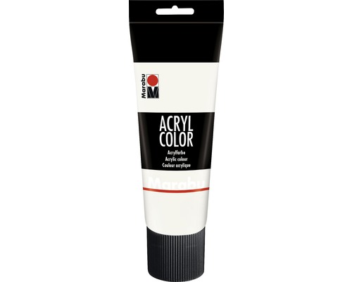 Peinture acrylique Marabu Acryl Color blanc 070 225 ml