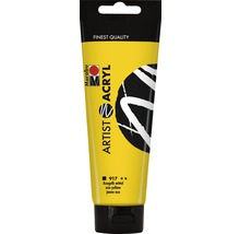 Peinture acrylique Marabu Artist Acryl jaune azo moyen 917 120 ml