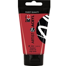 Peinture acrylique Marabu Artist Acryl rouge carmin 911 75 ml