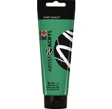 Peinture acrylique Marabu Artist Acryl vert phtalo clair 964 120 ml