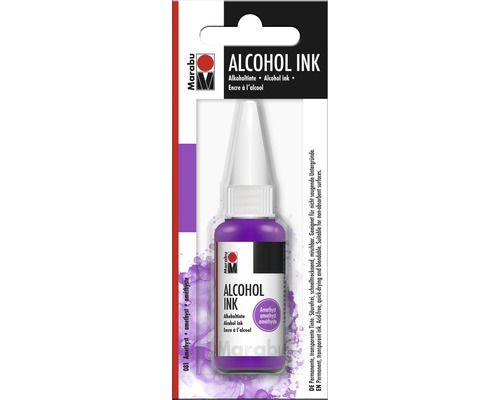 Encre à alcool Marabu couleur Améthyste en emballage