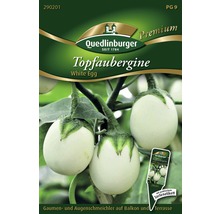 Samenpackung Topfaubergine White Egg von Quedlinburger