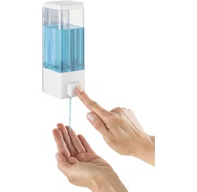 Distributeur de savon et de produit désinfectant Istres blanc-thumb-4