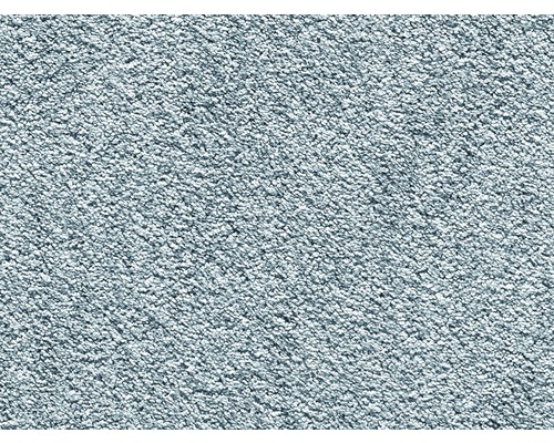 Moquette velours frisé Romantica bleu clair largeur 400 cm (au mètre)