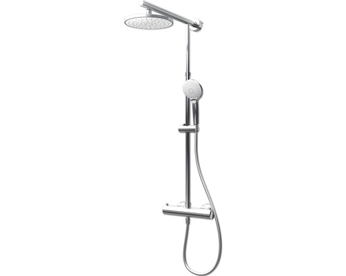 Colonne de douche avec thermostat Schulte Classic ExpressPlus rond White Style D96404 02