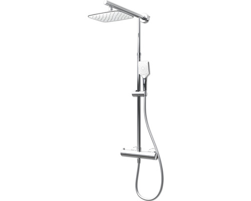 Colonne de douche avec thermostat Schulte Classic carré White Style D96414 02