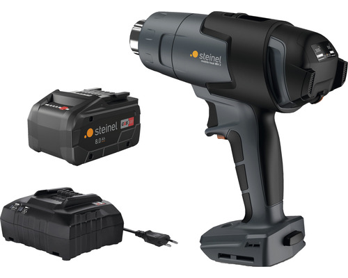 Steinel Akku-Heißluftpistole MH 3 mit zwei Akkus und Ladegerät