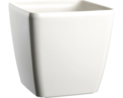 Pot de fleurs carré en plastique