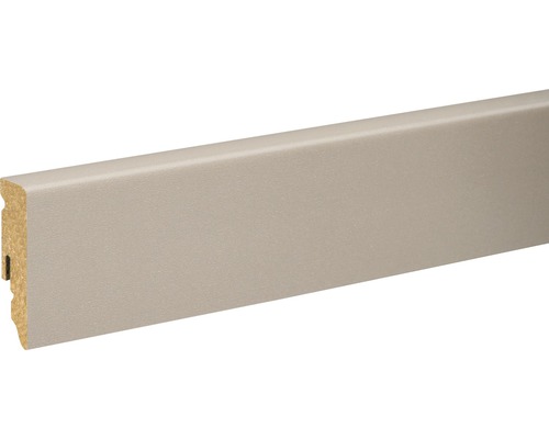 Sockelleiste graubeige foliert FU062L 15 x 58 x 2400 mm