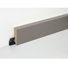 Plinthe en bois avec fixation à clip