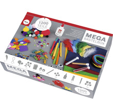 Mega Bastelbox mit 1200 Teilen inklusive Bastelmaterial