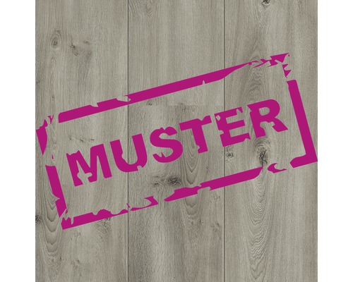 Handmuster zu SKANDOR Laminat wasserfest Bliss Oak Grau Landhausdiele 1261 x 244 x 8 mm Muster eines Holzfußbodens