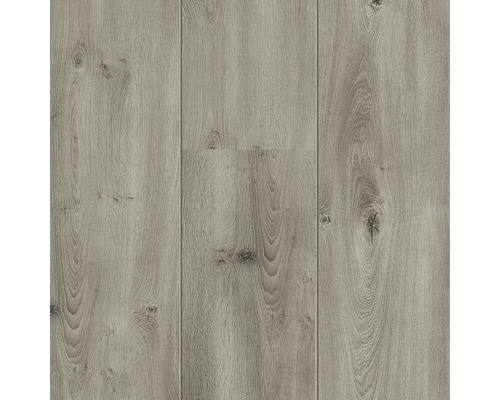 Échantillon stratifié SKANDOR étanche Bliss Oak gris plancher de maison de campagne 1261 x 244 x 8 mm Panneaux de sol stratifiés avec structure en bois
