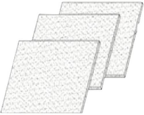 Inserts de filtration fine Planet Pool pour robot de nettoyage 3 pièces Trois panneaux d''insonorisation