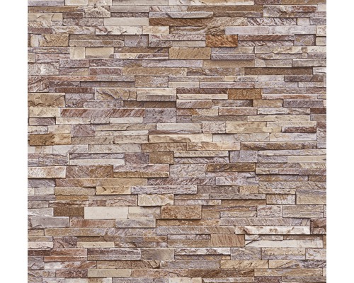 Papier peint aspect mur de pierre