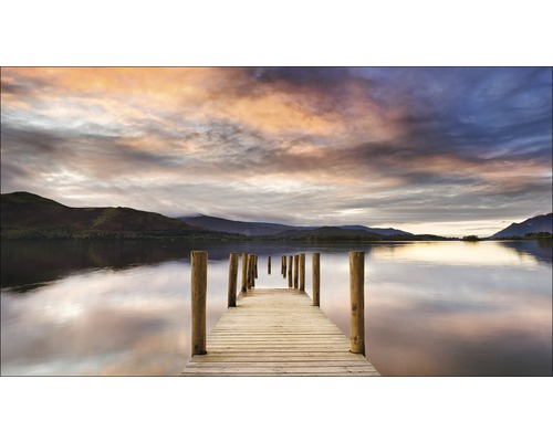 Giclée Leinwandbild Flooded Jetty 100x200 cm