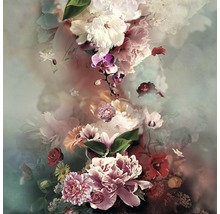 Papier peint photo avec motif floral pour la décoration murale