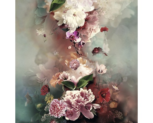 Tableau sur toile giclée Baroque Flowermix Vl 80x80 cm