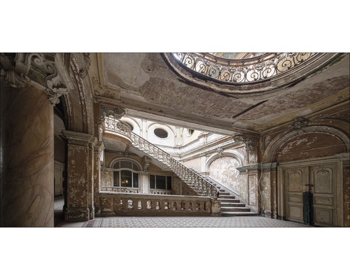 Giclée Leinwandbild Old Staircase I 80x160 cm