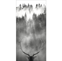 Giclée Leinwandbild Looking Deer 100x200 cm