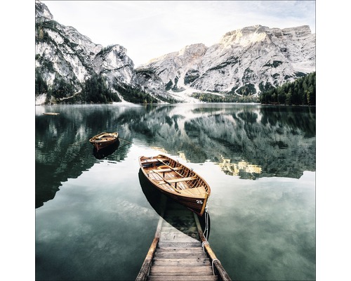 Giclée Leinwandbild Wildsee III 100x100 cm
