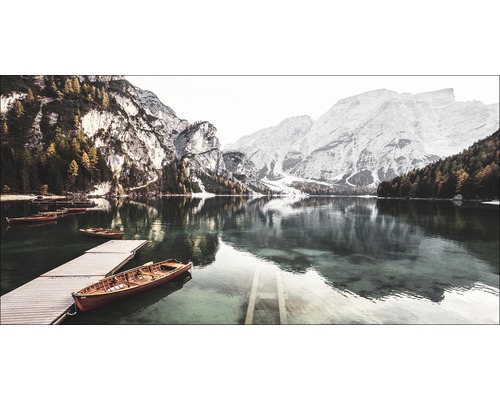 Giclée Leinwandbild Wildsee VIII 100x200 cm