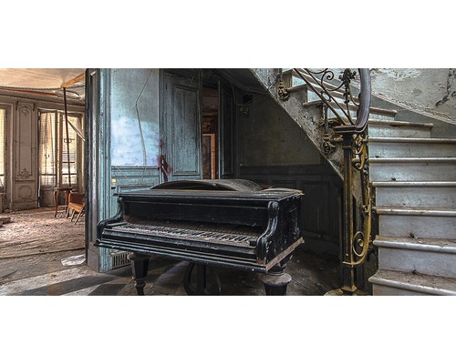 Giclée Leinwandbild Lost House III 60x120 cm