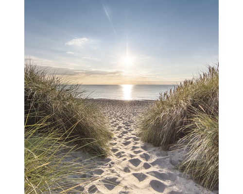 Giclée Leinwandbild Nordsee 100x100 cm
