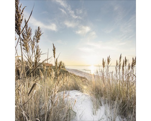 Giclée Leinwandbild Wilder Strand III 100x100 cm