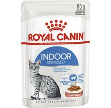 Pâtée pour chat ROYAL CANIN Indoor Sterilised en sauce 85 g-thumb-0