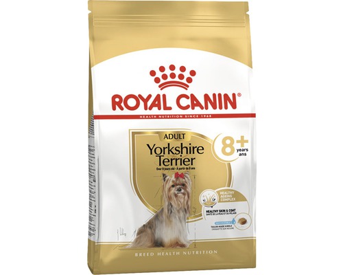 Hundefutter trocken ROYAL CANIN Yorkshire Terrier Adult 8+ 1,5 kg Royal Canin Adult Yorkshire Terrier 8 Plus Hundetrockenfutter
