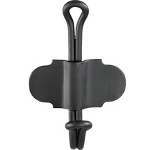 Wandhaken Nostalgie schwarz matt