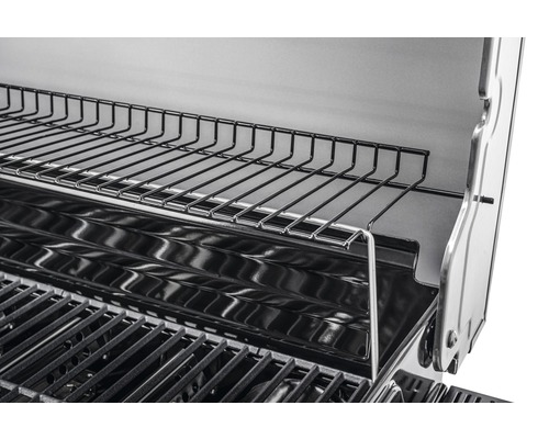 Detailansicht Grillrost und Warmhalterost eines Grills