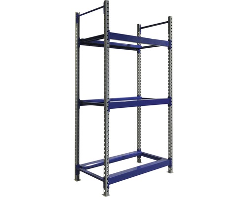 Étagère de base Étagère à emboîter Industrial bleu gris 1960,0 x 1000,0 x 600,0 mm 3 tablettes capacité de charge 1280,0 kg Étagère de base Étagère à emboîter Industrial bleu gris 1960,0 x 1000,0 x 600,0 mm 3 tablettes capacité de charge 1280,0 kg