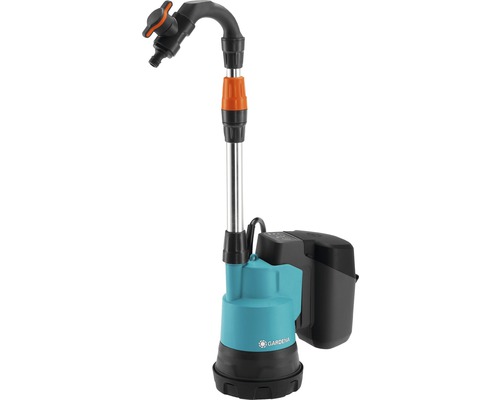 Pompe de récupération d'eau de pluie à batterie GARDENA 2000/2 18V, sans batterie ni chargeur Pompe de récupération d'eau de pluie à batterie GARDENA 2000/2 18V, sans batterie ni chargeur