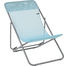 Chaise longue avec structure en métal et revêtement en tissu