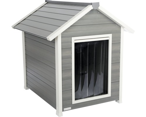 Hundehütte Eco Hendry 101 x 88 x 98 cm grau