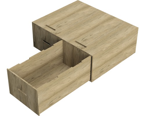 Regalwürfel mit Schublade