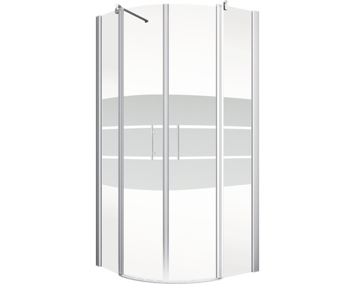 Cabine de douche d''angle avec porte coulissante
