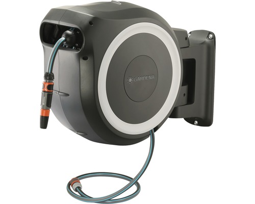 Gardena Schlauchbox mit Gartenschlauch und Wandhalterung