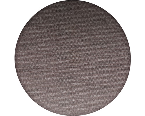 Tapis rond à motif textile