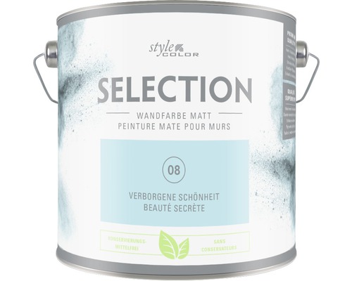 Peinture murale Premium Style Color SELECTION 08 sans conservateur Beauté secrète 2,5 L