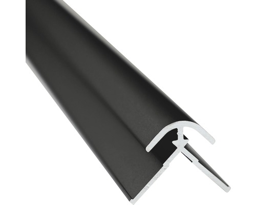 Profilé d''angle en aluminium noir